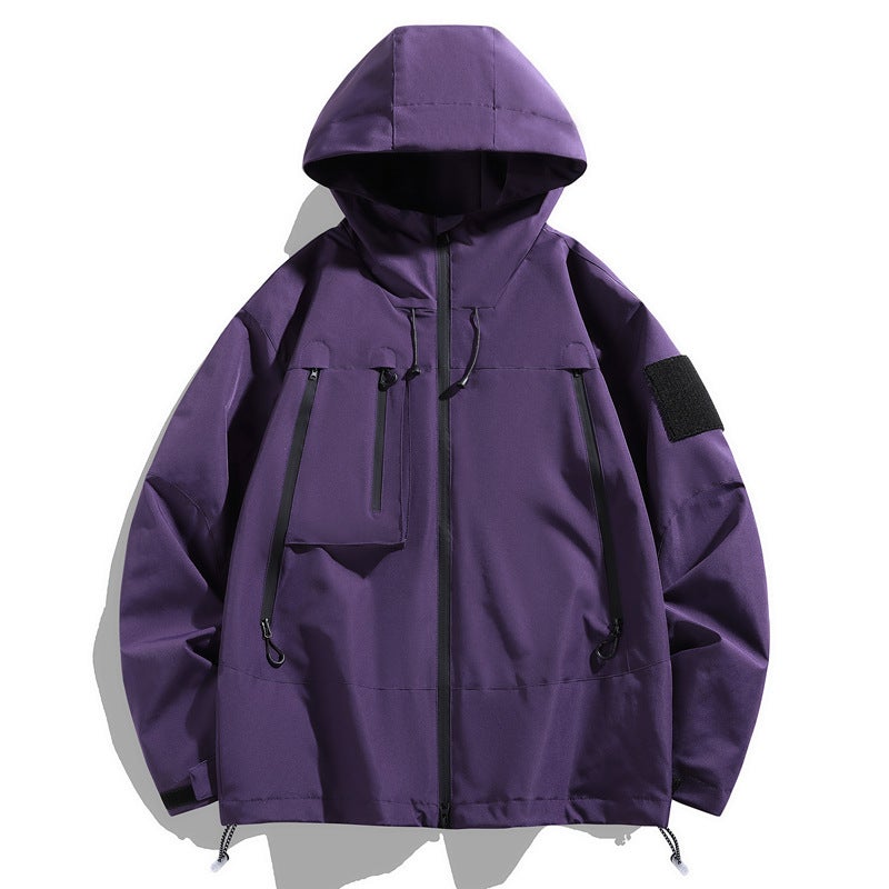 Men'S And Women'S Lovers Clothing Explosion New Men'S Jacket Functional Wind Tooling Bag Outdoor Waterproof Autumn Mountain - Image 1